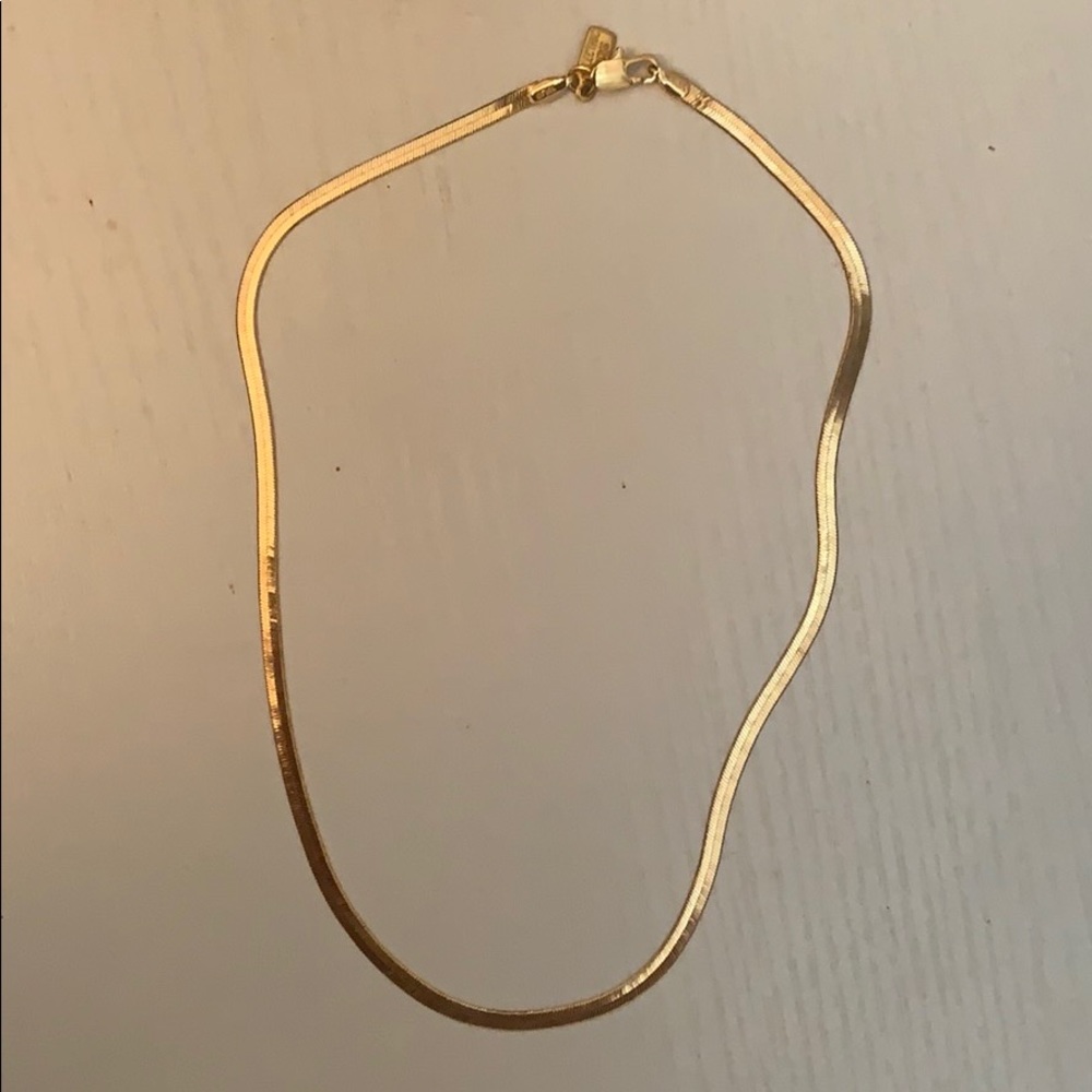 Gold chain necklace